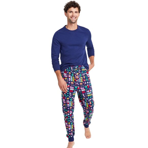 Mens Holiday Christmas Matching Family Pajamas - Size Medium - Picture 1 of 12